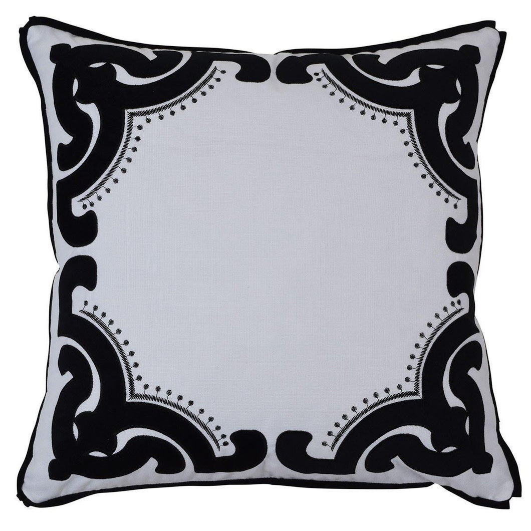 Bronte Cushion Cover - Black - Boho Bliss