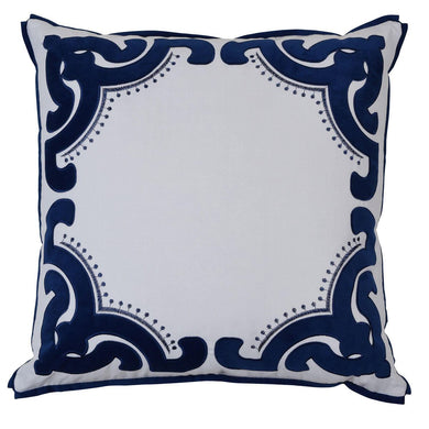 Bronte Cushion Cover - Navy - Boho Bliss