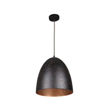 Load image into Gallery viewer, Celestial Ellipse Pendant Light - Black &amp; Gold - Boho Bliss