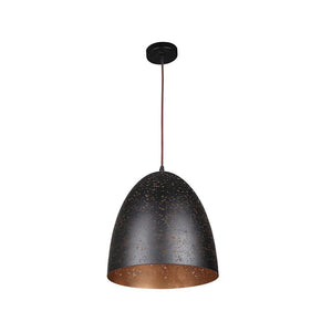 Celestial Ellipse Pendant Light - Black & Gold - Boho Bliss