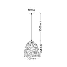 Load image into Gallery viewer, Celestial Ellipse Pendant Light - Black &amp; Gold - Boho Bliss