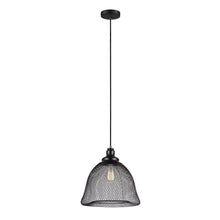 Load image into Gallery viewer, Chevral Bell Pendant Light - Boho Bliss
