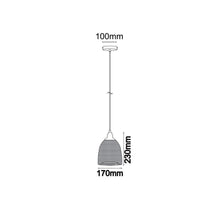 Load image into Gallery viewer, Chevral Small Bird Cage Pendant Light - Boho Bliss