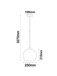 Chulpa Wine Glass Pendant Light With Rain Drop Effect - Boho Bliss