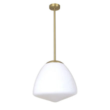 Load image into Gallery viewer, Ciatova Large Tipped Dome Pendant Light - Antique Brass - Boho Bliss