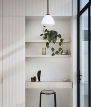 Load image into Gallery viewer, Ciatova Large Tipped Dome Pendant Light - Matt Black - Boho Bliss