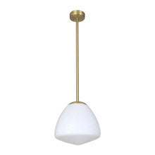 Load image into Gallery viewer, Ciatova Small Tipped Dome Pendant Light - Antique Brass - Boho Bliss