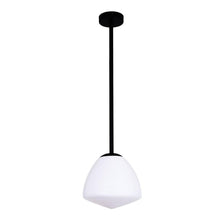 Load image into Gallery viewer, Ciatova Small Tipped Dome Pendant Light - Matt Black - Boho Bliss