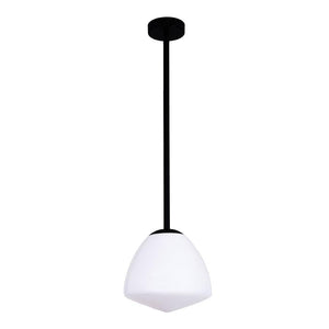 Ciatova Small Tipped Dome Pendant Light - Matt Black - Boho Bliss