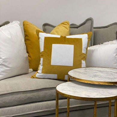 Cremorne Cushion Cover - Gold - Boho Bliss