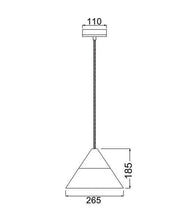 Load image into Gallery viewer, Flinn Small Cone Pendant Light - Boho Bliss