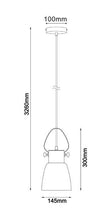 Load image into Gallery viewer, Fumara Ellipse Pendant Light - Boho Bliss