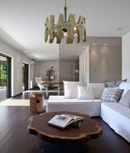 Load image into Gallery viewer, Hapi Pendant Light - Weathered Wood - Boho Bliss