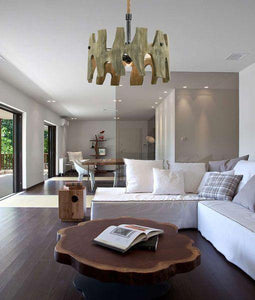 Hapi Pendant Light - Weathered Wood - Boho Bliss
