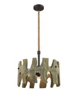Hapi Pendant Light - Weathered Wood - Boho Bliss