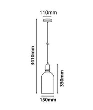 Load image into Gallery viewer, Harden Pendant Light - Matt Black - Boho Bliss