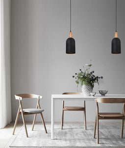 Harden Pendant Light - Matt Black - Boho Bliss