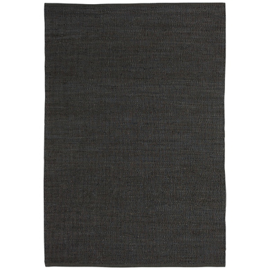 Jute Natural Rug 250x300 - Charcoal - Boho Bliss