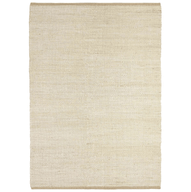 Jute Natural Rug 250x300 - White - Boho Bliss