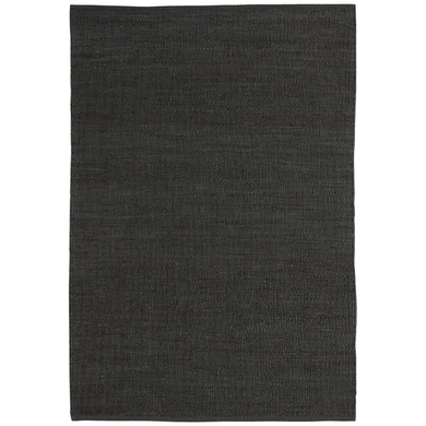 Jute Natural Rug 300x400 - Charcoal - Boho Bliss