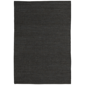 Jute Natural Rug 350x450 - Charcoal - Boho Bliss