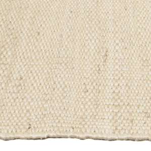 Jute Natural Rug 350x450 - White - Boho Bliss