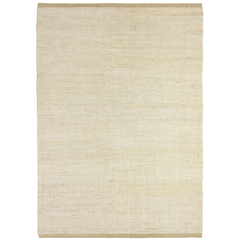Load image into Gallery viewer, Jute Natural Rug 350x450 - White - Boho Bliss