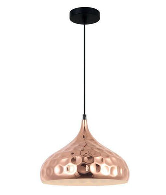 Kope Copper Plated Dome Pendant Light - Boho Bliss