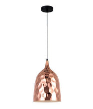 Load image into Gallery viewer, Kope Copper Plated Ellipse Pendant Light - Boho Bliss