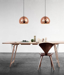Kope Copper Plated Wine Glass Pendant Light - Boho Bliss