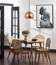 Load image into Gallery viewer, Kope Copper Plated Wine Glass Pendant Light - Boho Bliss