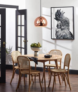 Kope Copper Plated Wine Glass Pendant Light - Boho Bliss