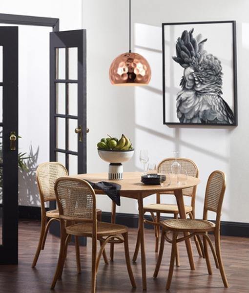 Kope Copper Plated Wine Glass Pendant Light - Boho Bliss