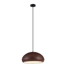 Load image into Gallery viewer, Lagro Dome Pendant Light - Cherry Black Walnut - Boho Bliss