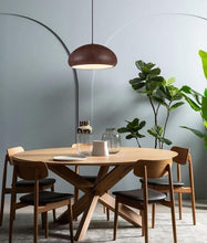 Load image into Gallery viewer, Lagro Dome Pendant Light - Cherry Black Walnut - Boho Bliss