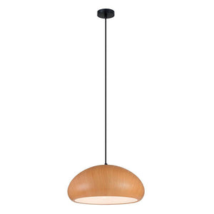 Lagro Dome Pendant Light - Cherry Golden Oak - Boho Bliss