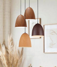 Load image into Gallery viewer, Lagro Oblong Pendant Light - Cherry Black Walnut - Boho Bliss