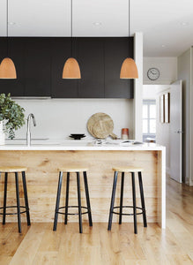 Lagro Oblong Pendant Light - Cherry Golden Oak - Boho Bliss