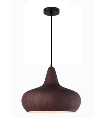 Lagro Wine Glass Pendant Light - Cherry Black Walnut - Boho Bliss