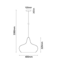 Load image into Gallery viewer, Lagro Wine Glass Pendant Light - Cherry Cinnamon - Boho Bliss
