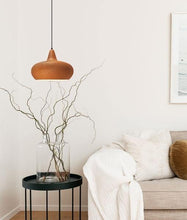 Load image into Gallery viewer, Lagro Wine Glass Pendant Light - Cherry Golden Oak - Boho Bliss