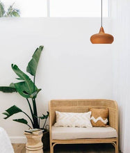 Load image into Gallery viewer, Lagro Wine Glass Pendant Light - Cherry Golden Oak - Boho Bliss