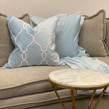 Load image into Gallery viewer, Laguna Beach Cushion Cover - Baby Blue - Boho Bliss