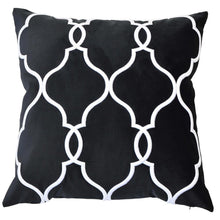 Load image into Gallery viewer, Laguna Beach Cushion Cover - Black - Boho Bliss