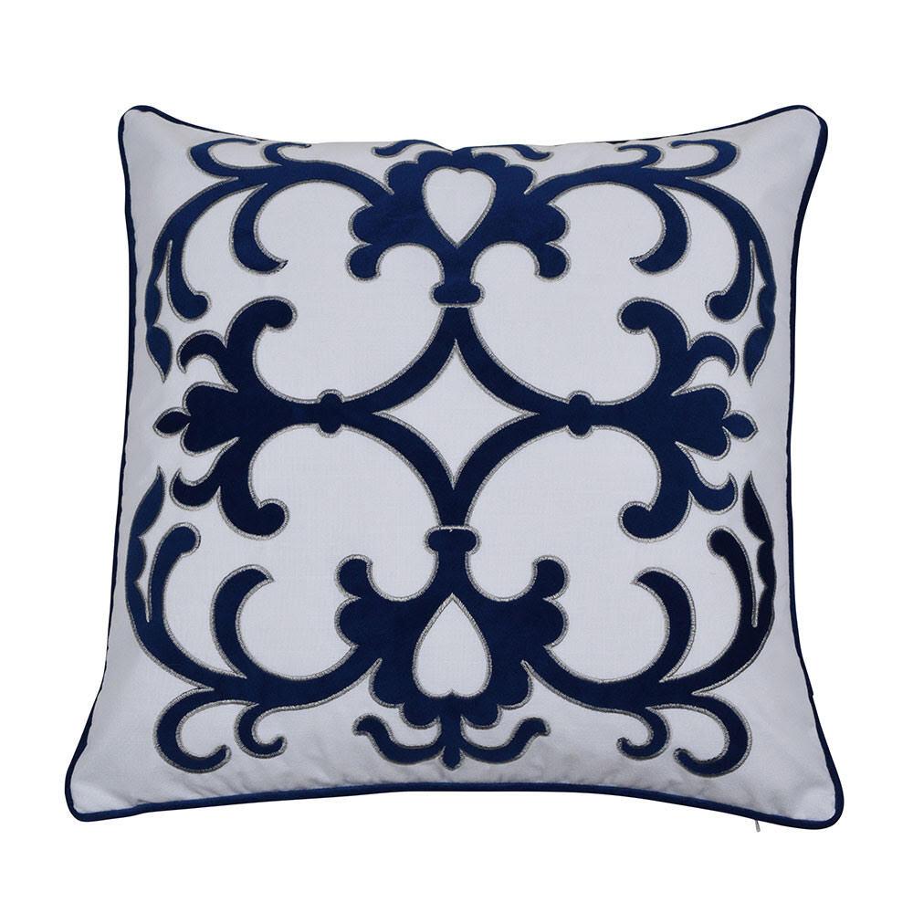 Lennox Cushion Cover - Navy - Boho Bliss