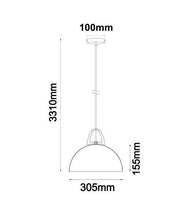 Load image into Gallery viewer, Ligna Dome Pendant Light - Natural Oak - Boho Bliss