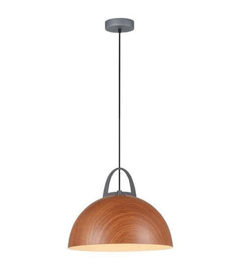 Ligna Dome Pendant Light - Salem Oak - Boho Bliss