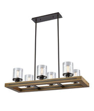 Load image into Gallery viewer, Maki Rectangle Pendant Light - Boho Bliss