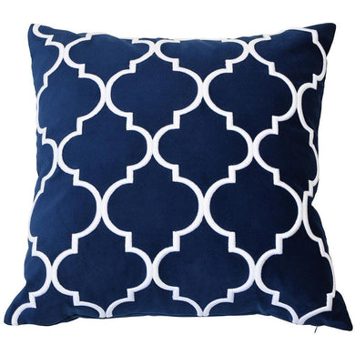 Malibu Cushion Cover - Navy - Boho Bliss