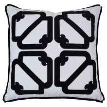 Load image into Gallery viewer, Manly Cushion Cover - Black - Boho Bliss